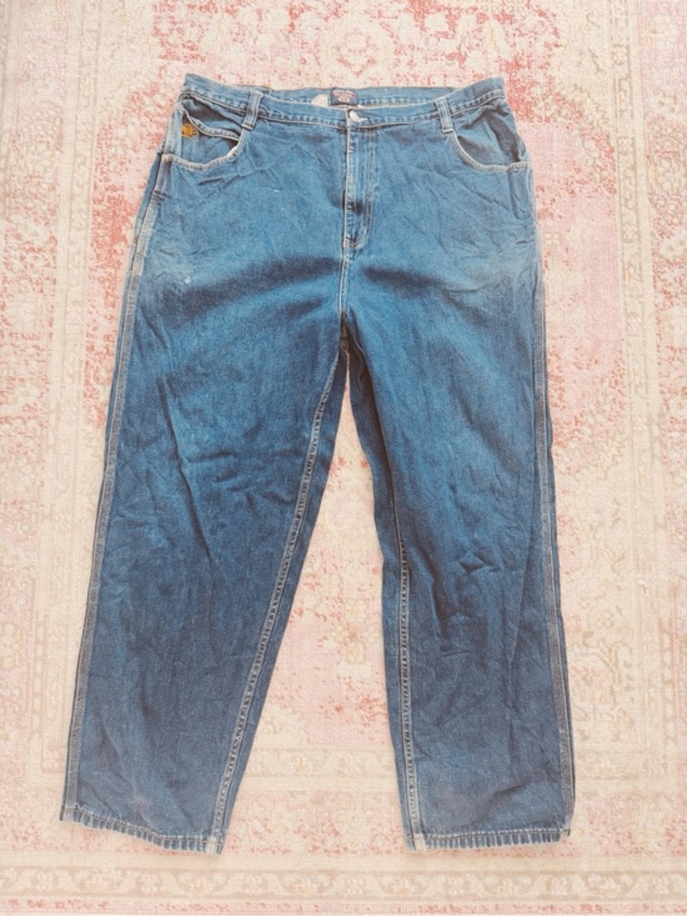 Wu Wear, Classic Men's Vintage 1990s HipHop Blue Denim Jeans